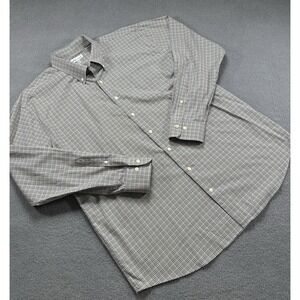 Peter Millar Shirt Mens 2XL Long Sleeve Button Up Lightweight Multicolor‎ Plaid